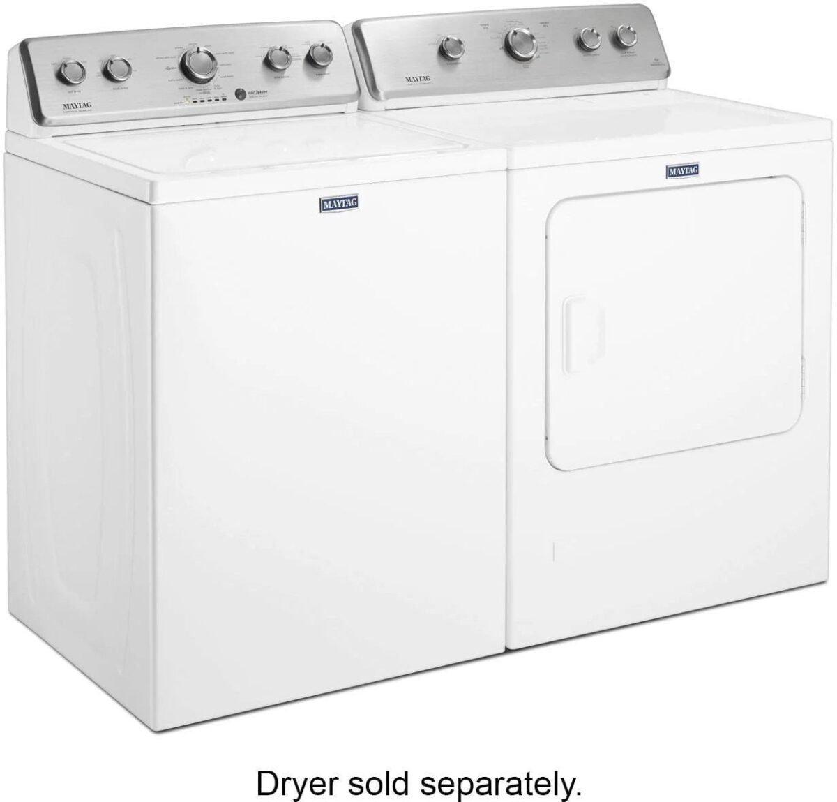 Maytag – 3.8 Cu. Ft. High Efficiency Top Load Washer with PowerWash Agitator – White - Image 4